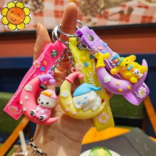 Yescont พวงกุญแจ จี้ห้อยโทรศัพท์มือถือ ลาย Sanrio Kuromi Melody น่ารัก สําหรับห้อยกระเป๋า