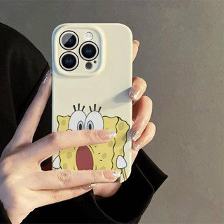 เคสโทรศัพท์มือถือแบบแข็ง ลายการ์ตูนสพันจ์บ็อบ สแควร์แพนท์ สําหรับ Iphone 15Promax 14Pro 13 11 12 XR XS