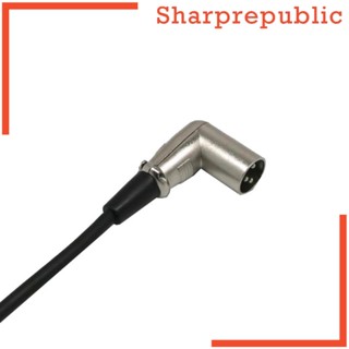 [Sharprepublic] สายเคเบิลต่อขยายไมโครโฟน XLR มุมขวา 90 องศา ตัวเมีย เป็นตัวผู้ 3 pin