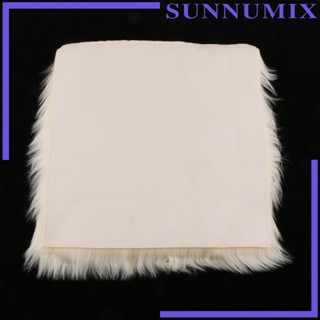 [Sunnimix] พรมปูพื้นโซฟา ทรงสี่เหลี่ยม ขนาด 40x40 ซม. สีดํา