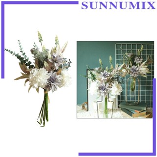 [Sunnimix] ช่อดอกกุหลาบประดิษฐ์ ผ้าไหม สําหรับตกแต่งบ้าน