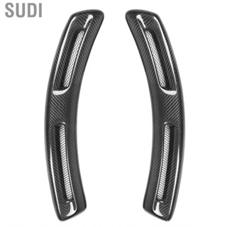 Sudi Side  Vent Cover Epoxy Resin Coating Front Wing Vents Carbon Fiber for Lancer Evolution X 10