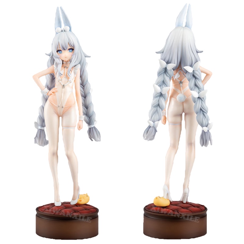 27cm Azur Lane Le Malin Sexy Anime Girl Figure Le Malin Nap Loving Lapin Action Figure Adult Collectible Model Doll Toys