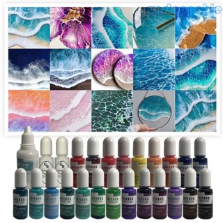 Un* หมึกย้อมสี UV เรซิ่น อีพ็อกซี่ 25 สี สําหรับงานฝีมือ DIY