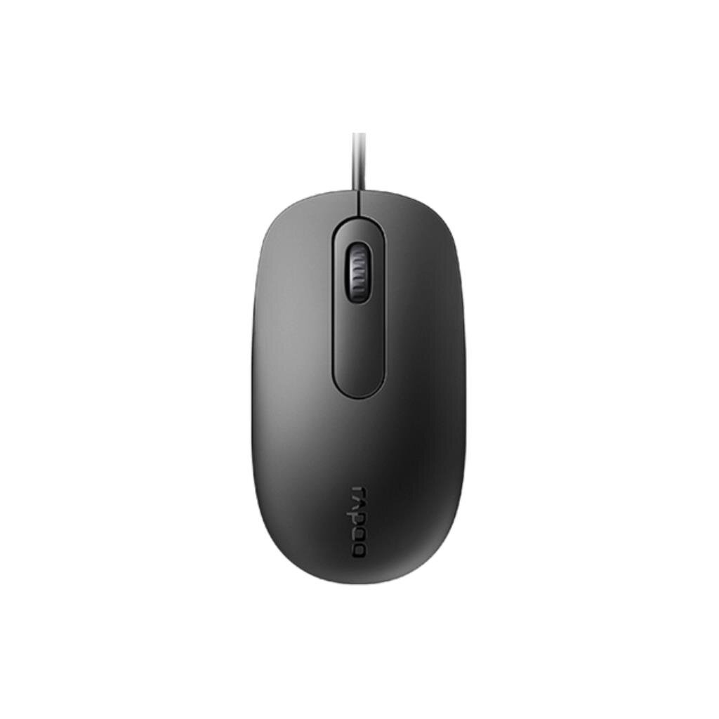 RAPOO N100C BLACK Wire Optical Mouse