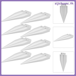 Sijichuanc ขาตั้งรั้วพลาสติก ขนาดเล็ก สําหรับสวน 8 ชิ้น