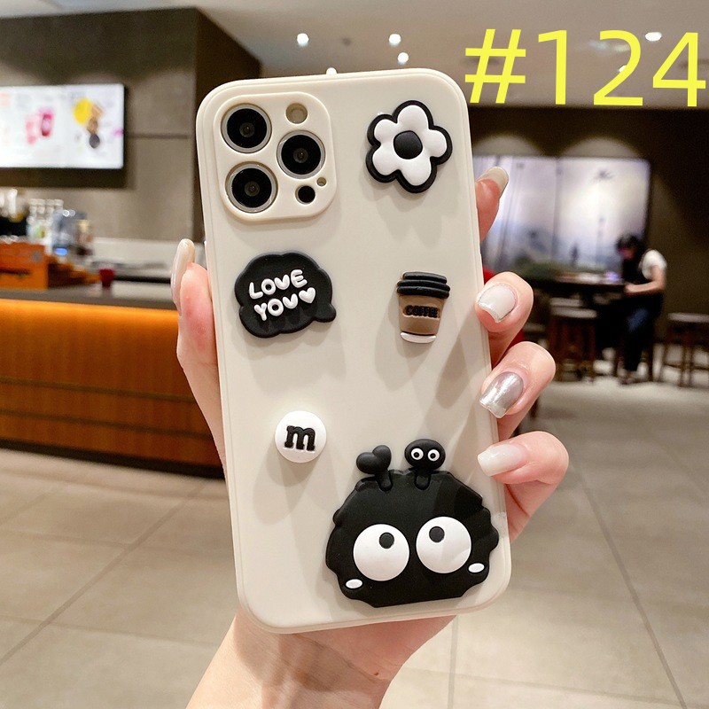 สําหรับ TECNO POVA 5 4 Pro Spark 10 10C Camon 20 Pro Spark GO POP 5 4 LTE POVA 3 NEO Spark 8C 8P 7T 7 Pro 6 GO Air Camon 40 16 3D ถ่านหินสีดํากาแฟสนุกน่ารัก เคสโทรศัพท์