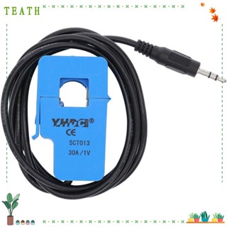 Teath หม้อแปลงไฟฟ้า เซนเซอร์วัดกระแสไฟฟ้า สีฟ้า SCT013-030 30A 1V