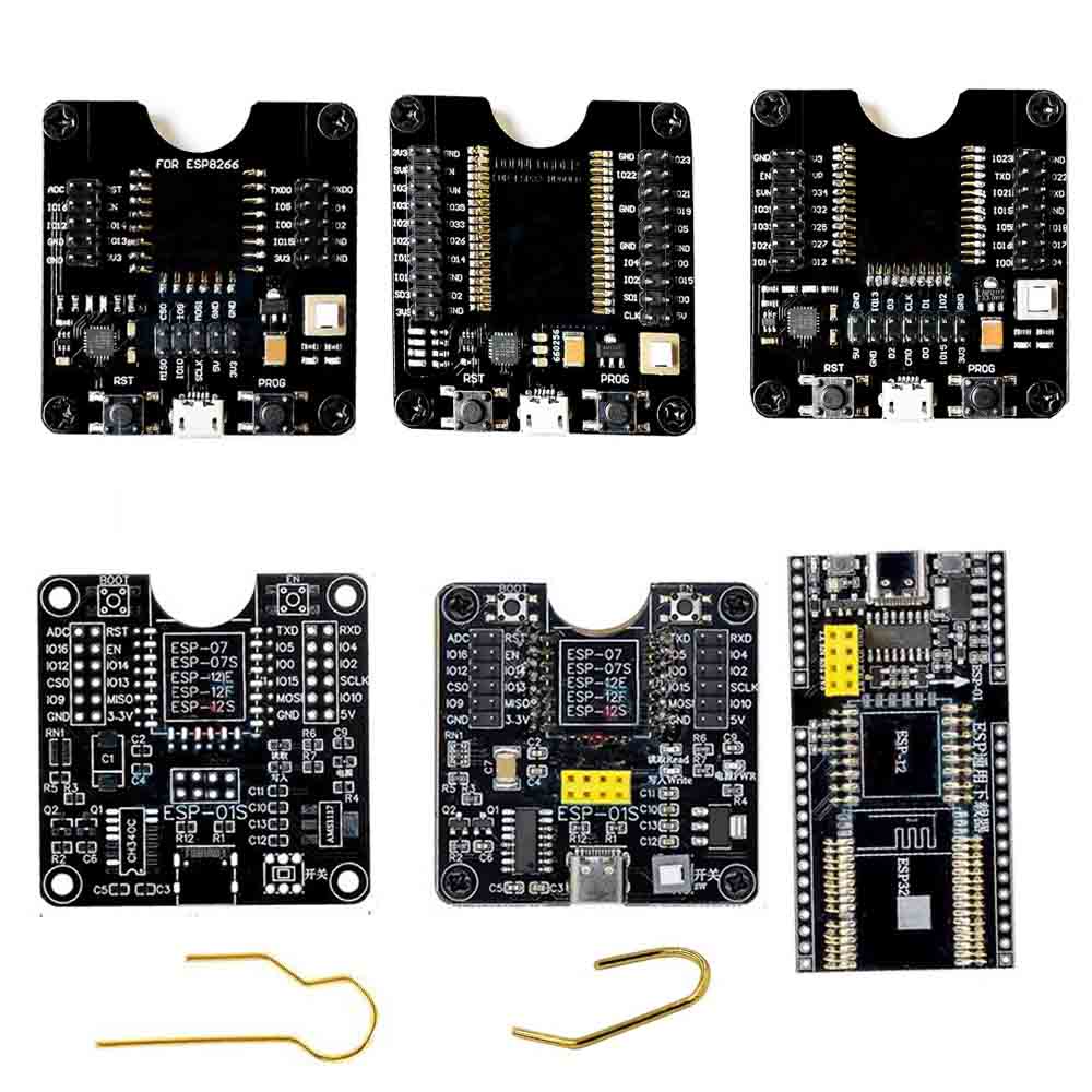 Esp8266 ESP32-WROVER บอร์ดทดลองดาวน์โหลดซ็อกเก็ตโปรแกรมเมอร์ สําหรับ ESP-01 ESP01S ESP12 ESP32