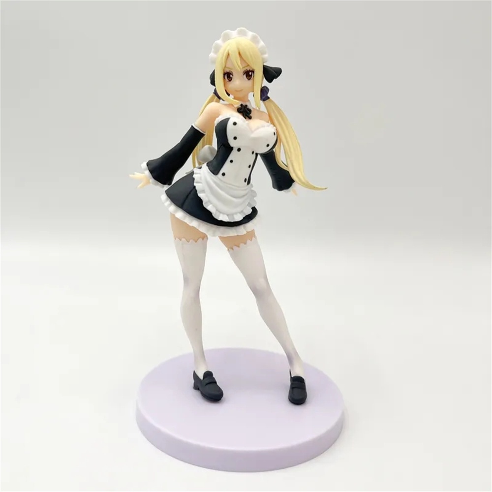 อะนิเมะ Fairy Tail Lucy Heartfilia Virgo สาว PVC Action Figure ของเล่น