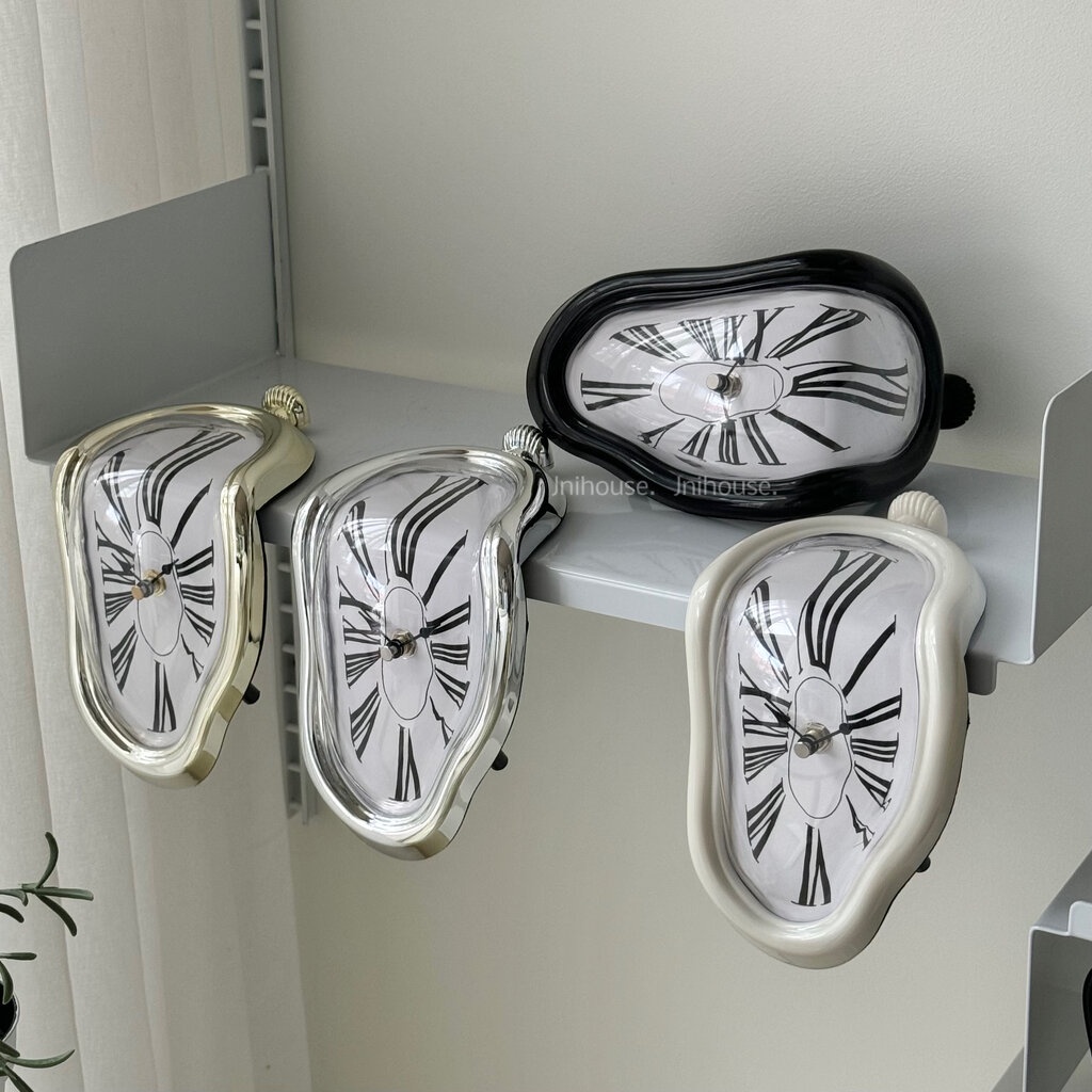 [พร้อมส่ง] Jnihouse : นาฬิกาละลาย Melting Clock (มี 4 สีให้เลือก)