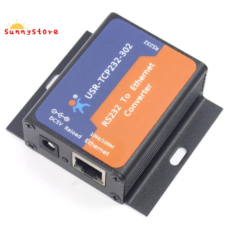 [sunnystore] โมดูลเซิร์ฟเวอร์อีเธอร์เน็ต Usbr USR-TCP232-302 RS232 เป็นอีเธอร์เน็ต TCP IP รองรับ DHCP DNS