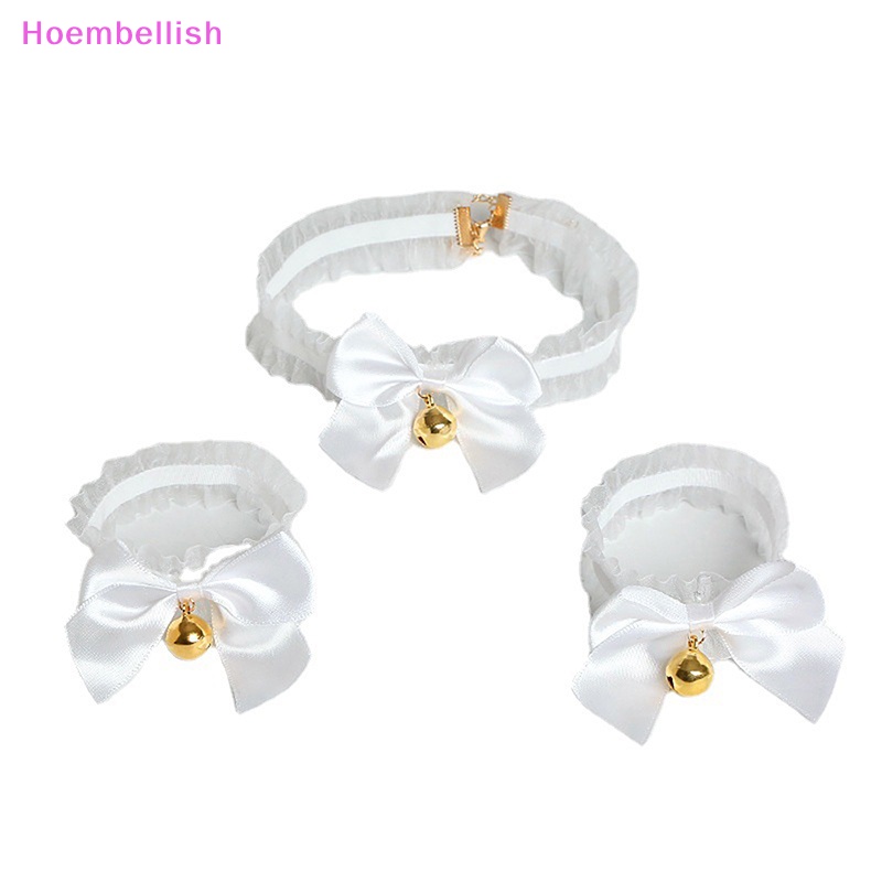 Hoe> ชุดคอสเพลย์ หูแมว สุนัขจิ้งจอก ประดับโบว์ ลูกไม้ ปลอกคอกระดิ่ง สร้อยข้อมือ หาง สไตล์โลลิต้า