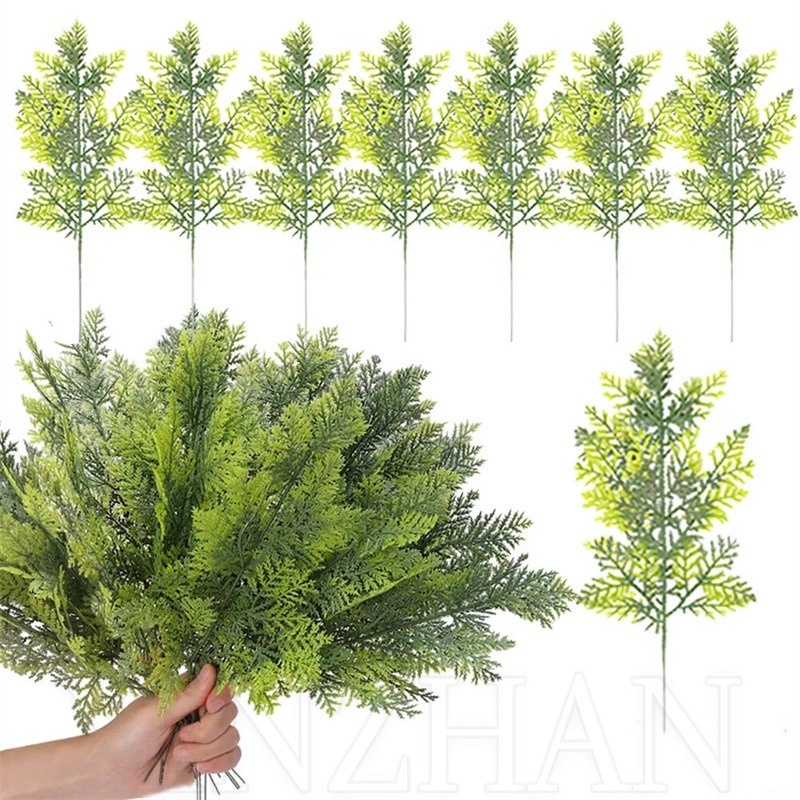 กิ่งไม้สนประดิษฐ์ หลายสไตล์ ตกแต่งต้นคริสต์มาส / เดสก์ท็อป DIY บ้าน ห้องนั่งเล่น ห้องครัว ตกแต่งพืชเทียม / สุขสันต์วันคริสต์มาส งานแต่งงาน ตกแต่งบ้าน เครื่องประดับ