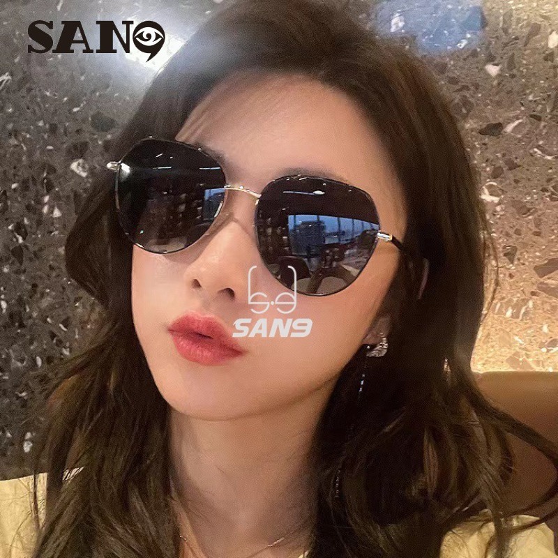 【พร้อมส่ง】COD (San9) แว่นตากันแดด ป้องกันรังสียูวี แฟชั่นใหม่ สําหรับผู้หญิง 2023