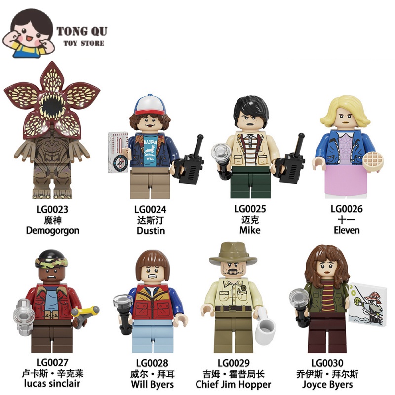 Tv Series Minifigures Stranger Things Building Block ตุ ๊ กตาคอลเลกชันรุ ่ นของขวัญวันเกิดของเล ่ น