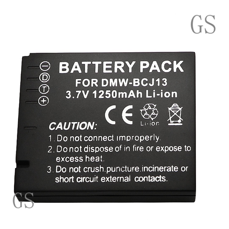 GS Compatible with Panasonic Panasonic DMW-BCJ13E Digital Camera Battery Lithium Battery Full Decoding