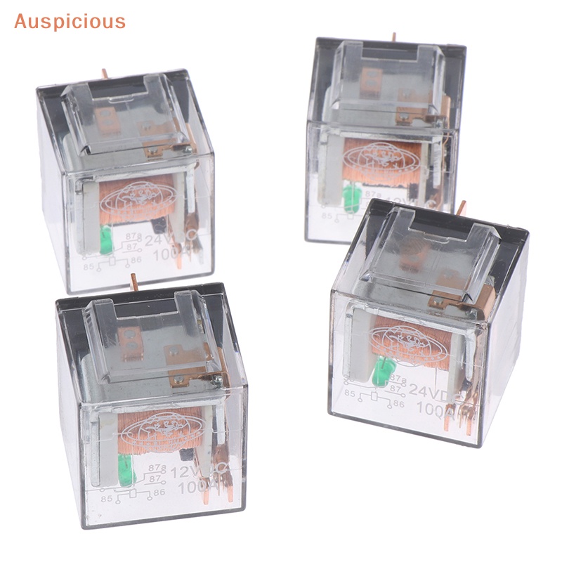 [มงคล] รีเลย์ยานยนต์กันน้ํา 12v / 24v 100a 4pin / 5pin spdt รีเลย์รถควบคุม