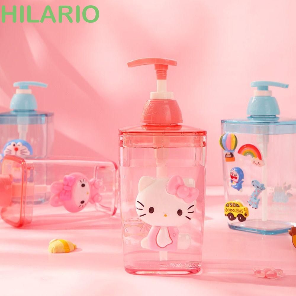 Hilario ขวดปั๊มใส่โลชั่น แชมพู เจลอาบน้ํา ลายการ์ตูน Cinnamoroll น่ารัก ความจุขนาดใหญ่ 420 มล.