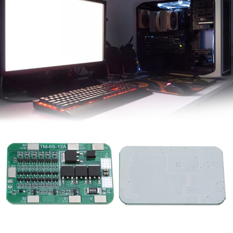 HL 6S 15A 18650 Charger PCB BMS สําหรับแผ่นป้องกันสําหรับ Li-ion Lithium
