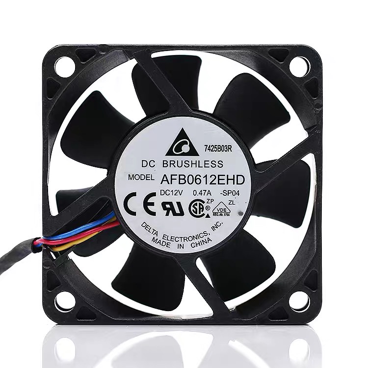 DELTA DELTA AFB0612EHD 6020 6cm 12V 0.47A Double Ball Strong Air Cooling Fan