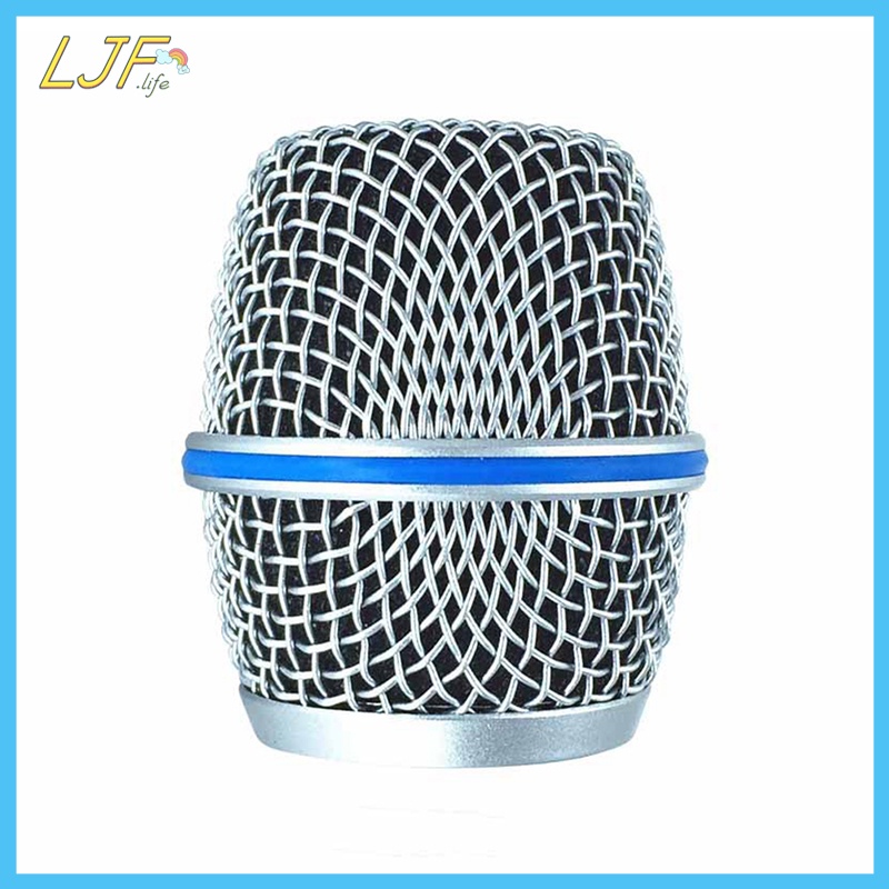 Ljf ตะแกรงครอบหัวไมโครโฟน แบบตาข่ายโลหะ DIY อุปกรณ์เสริม สําหรับ Shure beta58a TH