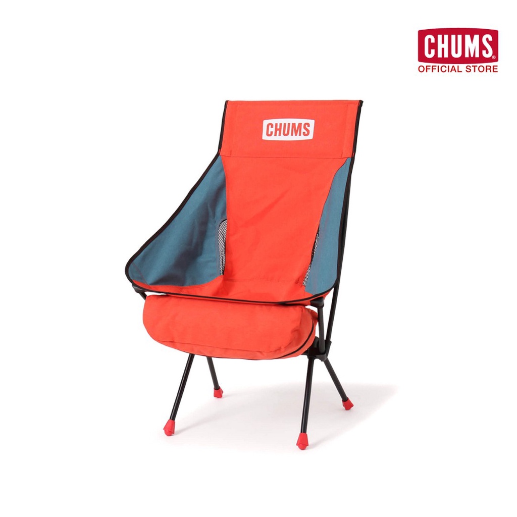 CHUMS Compact Chair Booby Foot High / เก้าอี้สนามแคมป์ปิ้ง เก้าอี้พับได้ขนาดพกพา ชัมส์ อุปกรณ์แคมป์ปิ้ง
