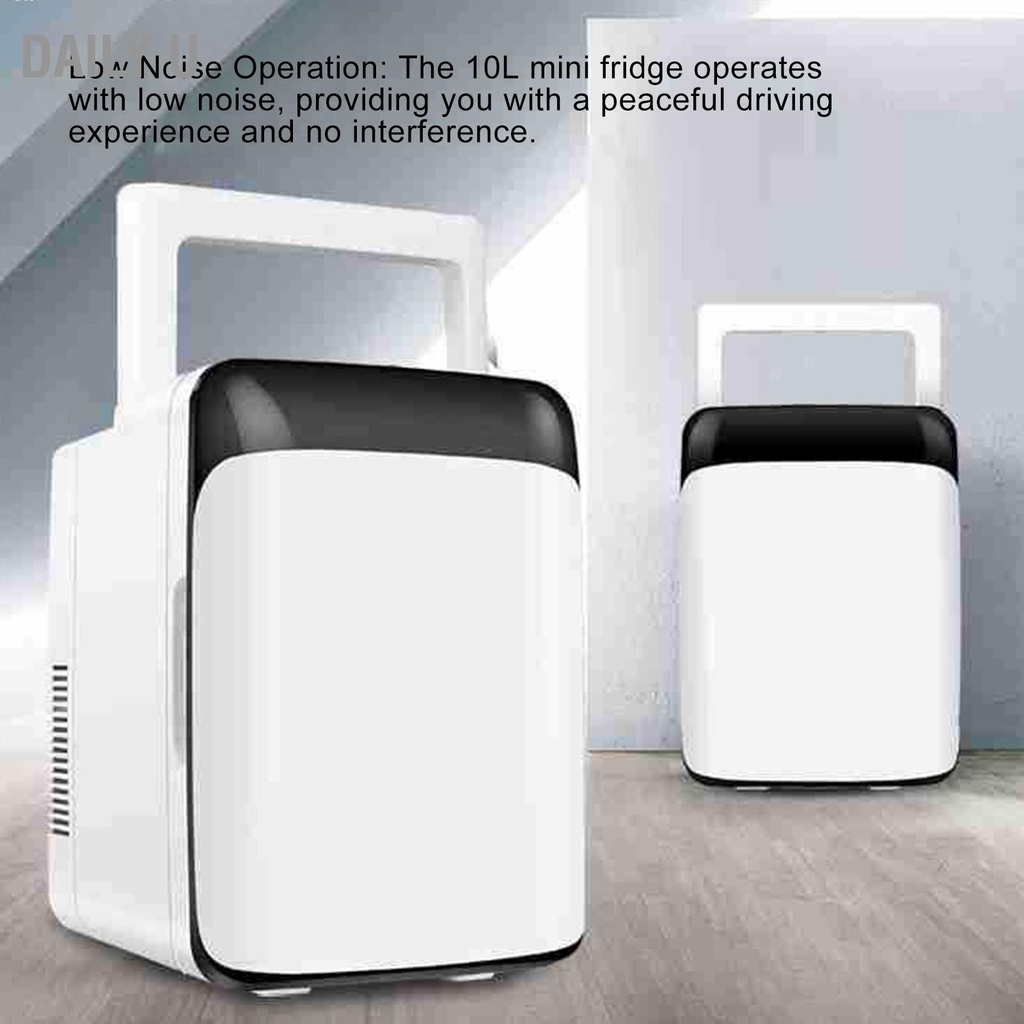 Daily U 10L รถมินิตู้เย็นตู้เย็นขนาดเล็กสำหรับห้องนอนรถโต๊ะทำงานวิทยาลัยหอพัก CN 220V