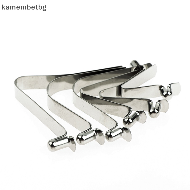 Kamembetbg แผ่นสปริงเหล็ก รูปตัว V 6 มม. 10 ชิ้น