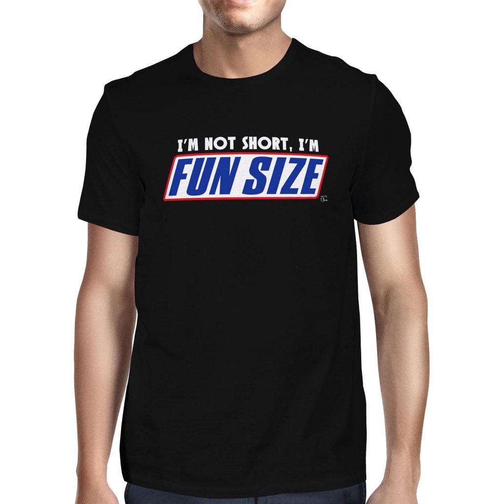 IM Not Short IM Fund Print Graphics Unseix Tshirts top tee