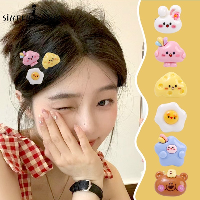 กิ๊บติดผม รูปการ์ตูนชีส สีส้มน่ารัก ขนาดเล็ก สีสันสดใส เครื่องประดับ สําหรับเด็กผู้หญิง จํานวน 1 ชิ้น