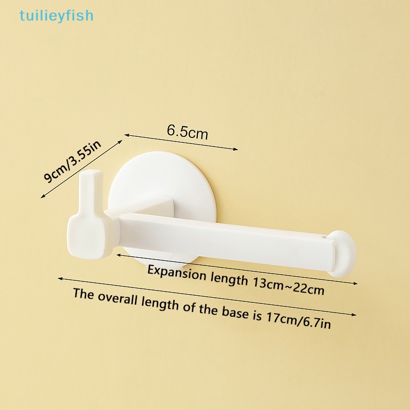 【tuilieyfish】ชั้นวางของ แบบติดผนัง ไม่ต้องเจาะ สีขาว สําหรับห้องน้ํา เครื่องประดับผม เชือกคาดศีรษะ【IH】