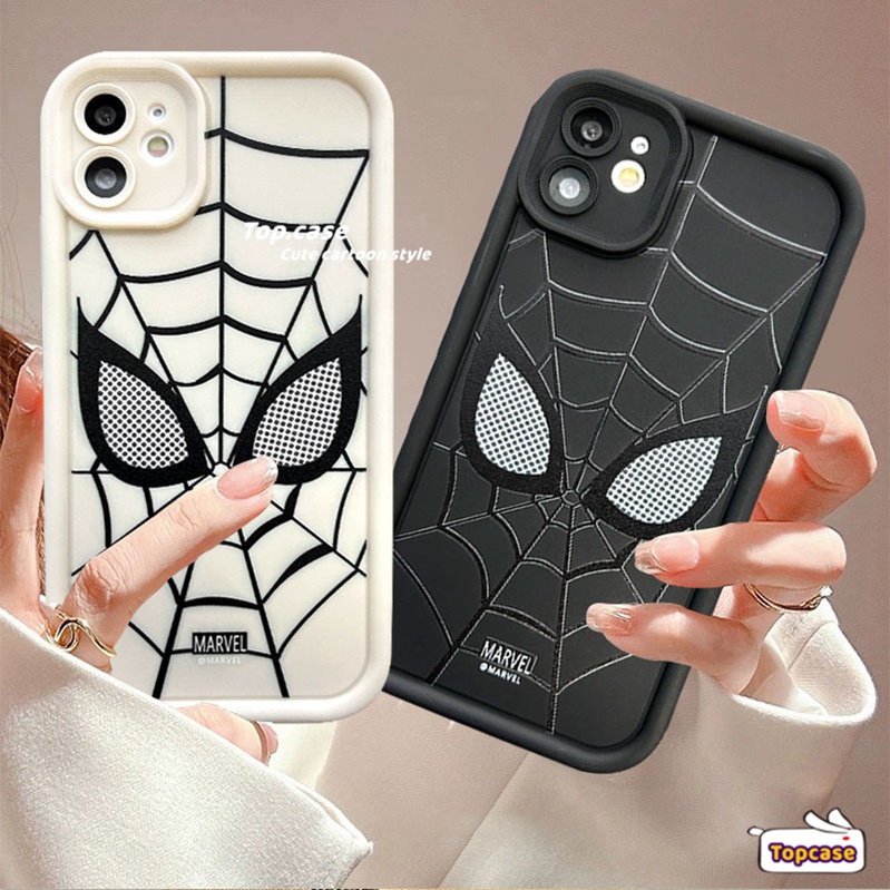 เคสซิลิโคนนิ่ม ลายตาแมงมุม สําหรับ Redmi 13CA1 12C 10C 10A 10 9A 9C 9T Note 13 12 11 10 9 Pro 11s 10