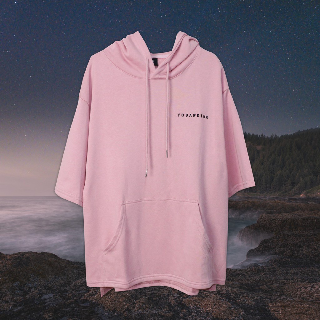 เสื้อฮู้ดมีหมวก Urthe เสื้อฮู้ดดี้ แขนสั้น - รุ่น SHORT SLEEVE HOODIES