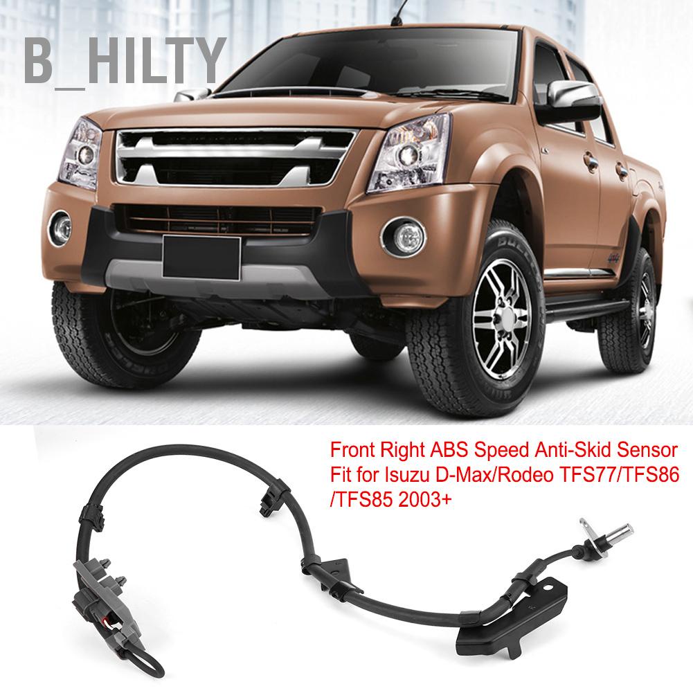 B_HILTY 897387989 ด้านหน้าขวา ABS Speed ​​Anti Skid Sensor สำหรับ Isuzu D Max Rodeo TFS77/TFS86/TFS85 2003 +