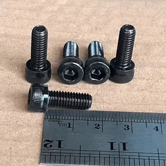 M5X12 STEEL L-BOLT นําเข้า TAIWAN / M5 X 12 BLACK L-BOLT / M5X12 L-BOLT