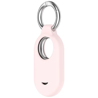 Mochocho เคสซิลิโคนฝาครอบป้องกันสําหรับ SmartTag 2 แขนป้องกันรอยขีดข่วนกระเป๋าถือพร้อมพวงกุญแจป้องกันการสูญหาย