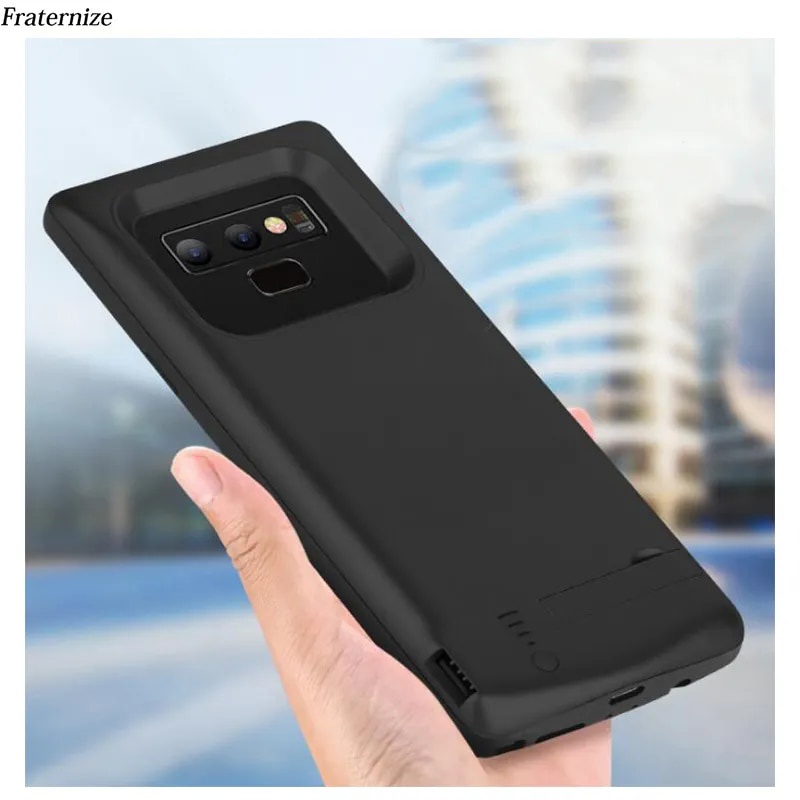 Note9 Silicone shockproof Battery Charger Case For Samsung Galaxy Note 9 External Rechargeable Power Bank Charing Cover