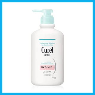 Curel Intensive Moisture Hair Conditioner 420ml คิวเรล แฮร์ คอนดิชันเนอร์ ครีมนวดผม สำหรับหนังศีรษะบอบบางแพ้ง่าย.