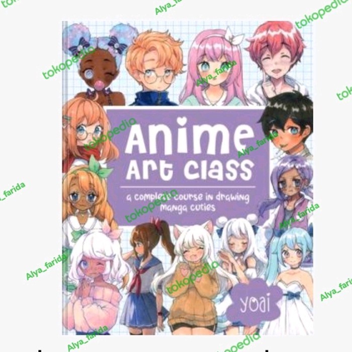 หนังสืออนิเมะ Art Class: หลักสูตรที่สมบูรณ์ในการวาดภาพ Manga Cuties