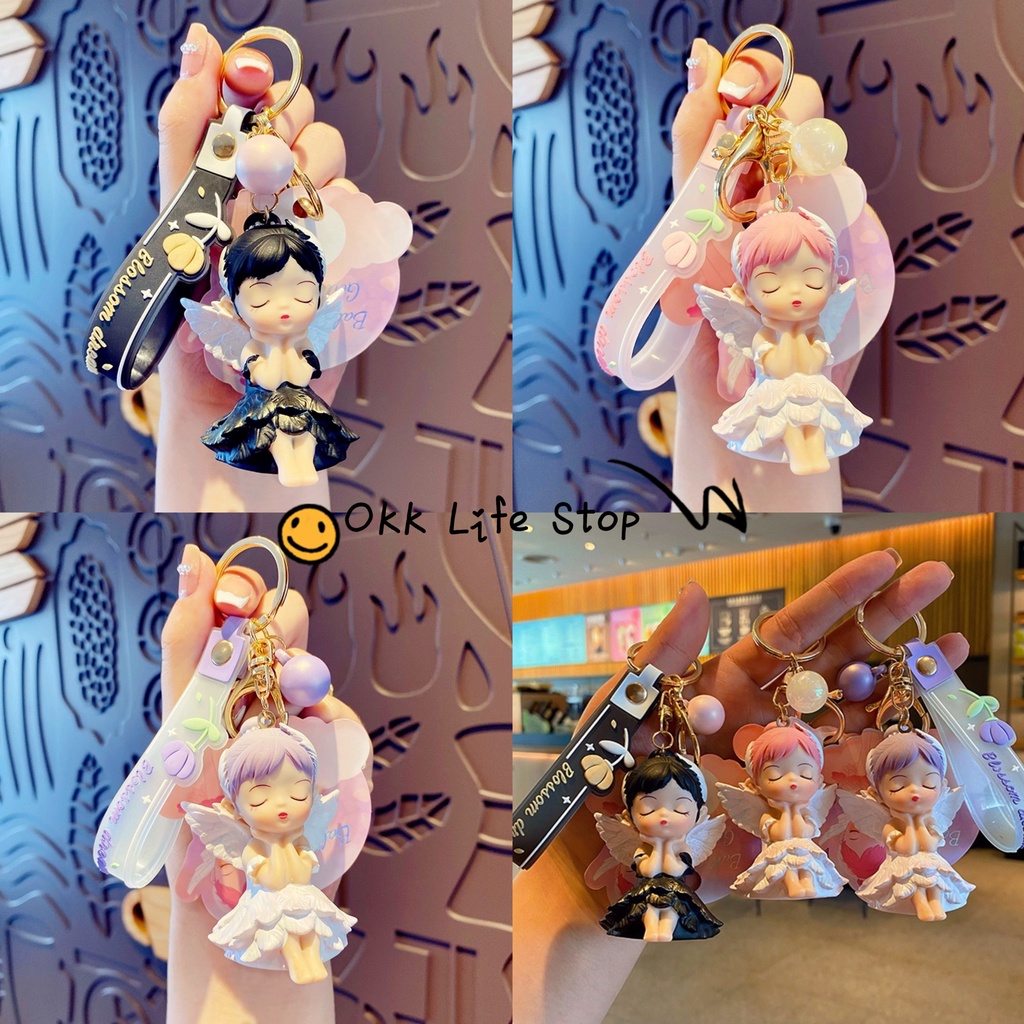 OKK Life Stop(A111)*พร้อมส่งในไทย*พวงกุญแจ จี้การ์ตูน Guardian Bella เหมาะกับของขวัญ สําหรับกระเป๋านักเรียน