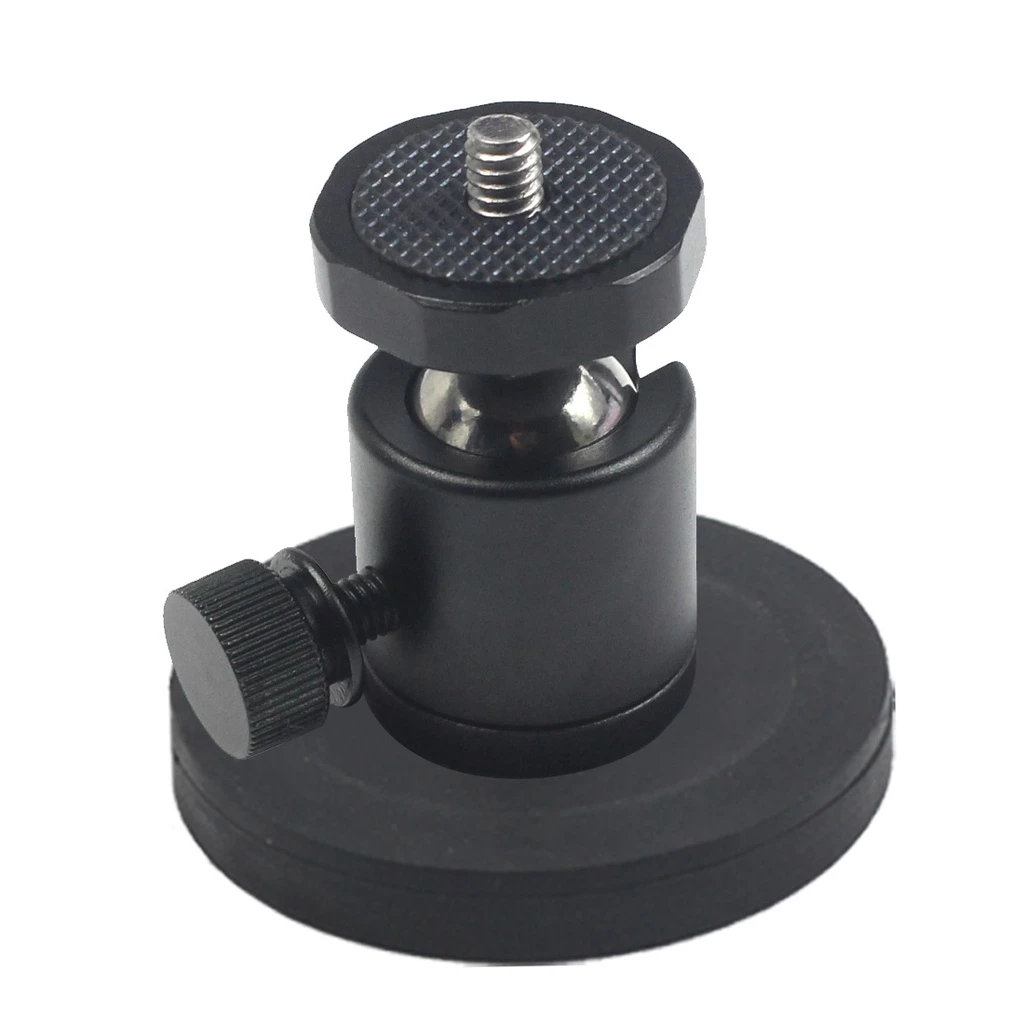 NovelGal แม่เหล็กรถดูดถ้วยฐาน Dia 66 มม./43 มม.1/4 "ขาตั้งกล้องอะแดปเตอร์ Ballhead สําหรับ GoPro กล้อง Osmo กระเป๋า Gimbal Mobilephone thumbnail 3