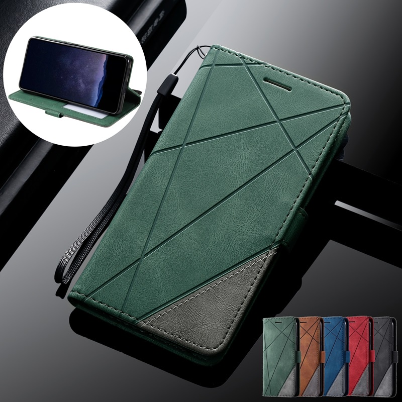 เคสโทรศัพท์หนัง ฝาพับ พร้อมช่องใส่บัตร กันกระแทก สําหรับ OPPO A98 A38 A58 A18 A54 A17K A17 A16s A16 A55 A9 A5 A15 A15s A5s A7 A3s A12e C1 A12