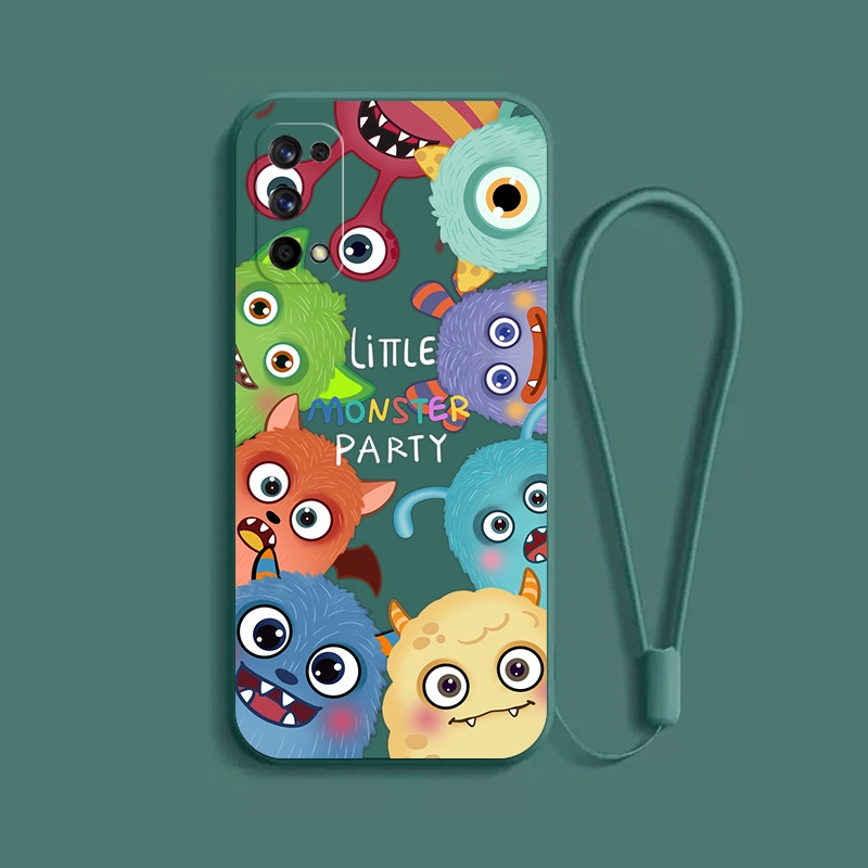 เคส REALME 7 PRO 4G ซิลิโคนเหลว นุ่ม น่ารัก สดใส และกันกระแทก ฝาครอบเรียบ