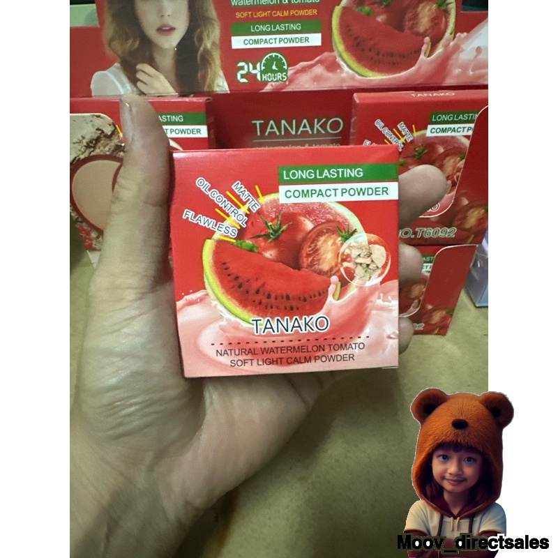 แป้งพัฟ แตงโม Tanako Watermelon&tomato