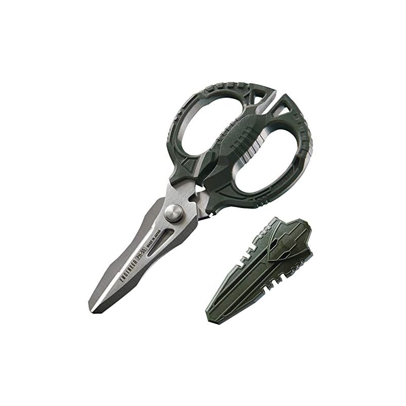 ENGINEER Engineer Blade : Special stainless steel for blade, Grip : PBT Tekkou Scissors GT with cap 