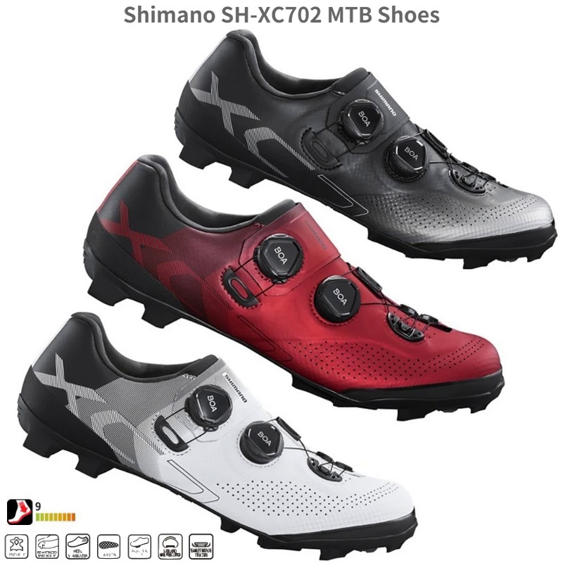 รองเท้า MTB Enduro Shimano XC702 สำหรับปั่นจักรยานบนเส้นทางกรวดและขึ้นลงภูเขา