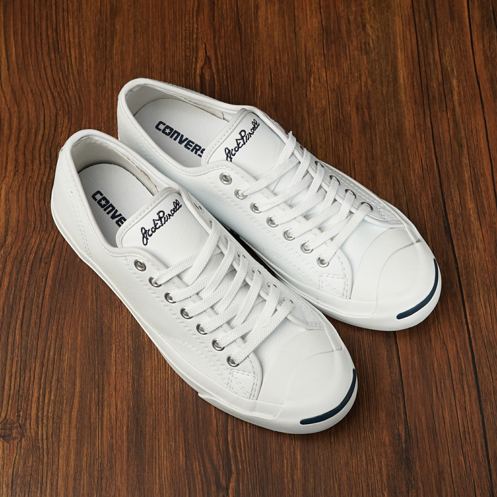 Converse JACK PURCELL WHITE LEATHER ORIGINAL VIETNAM Free Socks CONVERSE Shoes