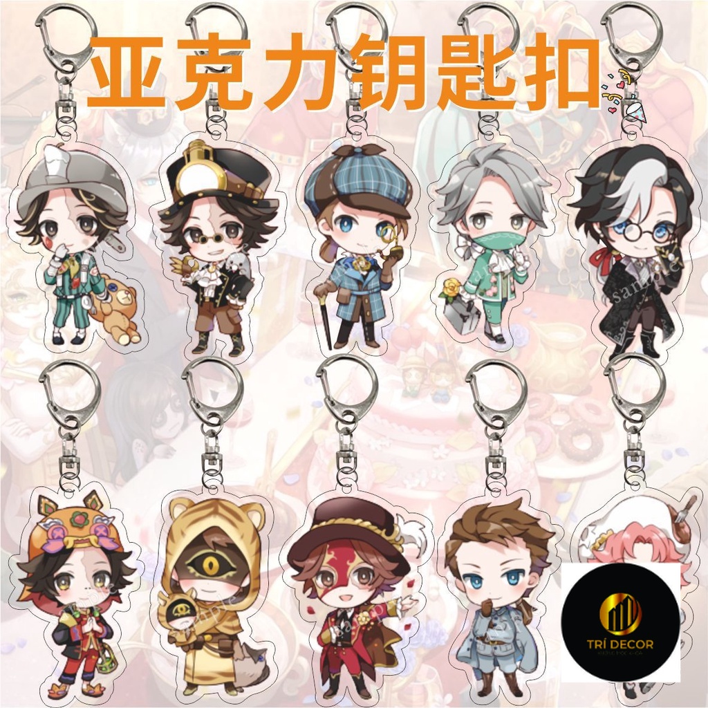 Identity V Emma พวงกุญแจอะคริลิคหน้าไม้