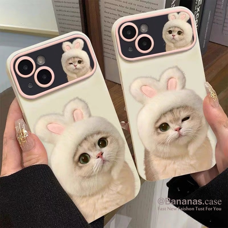 เคสโทรศัพท์มือถือ แบบนิ่ม ลายการ์ตูนแมว สําหรับ iPhone 15 14 13 12 11 Pro Max X Xr Xs Max 7 8 Plus SE2020
